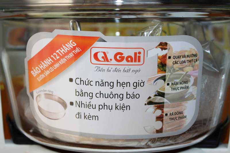 Lò nướng thủy tinh Gali