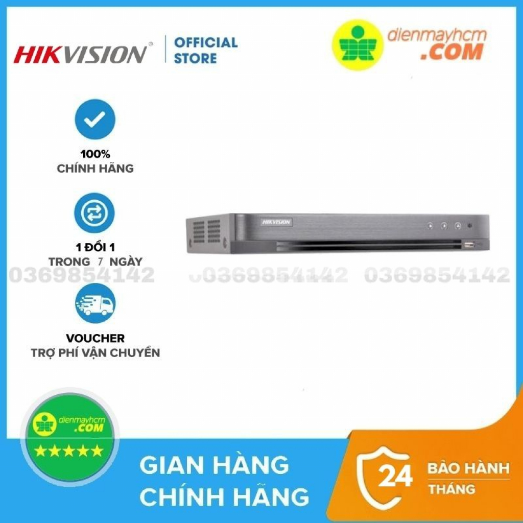 Đầu ghi hình Hybrid TVI-IP 8 kênh TURBO 4.0 HIKVISION DS-7208HQHI-K1(S)