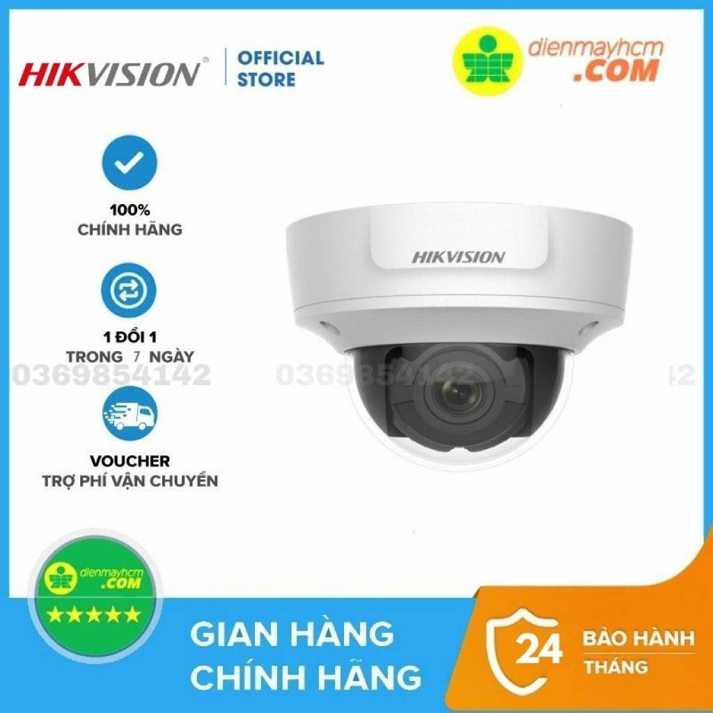 Camera IP Dome hồng ngoại 2.0 Megapixel HIKVISION DS-2CD2721G0-IZS