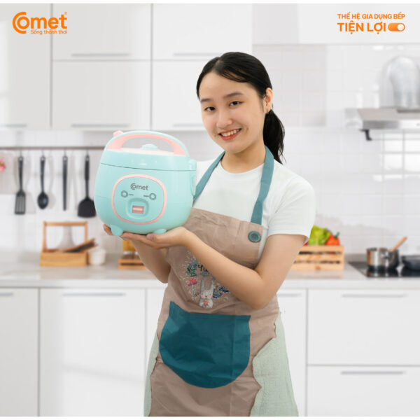 Nồi cơm điện nắp gài COMET CM8006 0.8 lít
